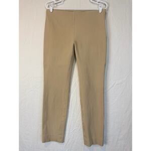 Vintage Lauren‎ Ralph Lauren Khakis Pants Women Sz 8 Beige Straight Leg Side Zip